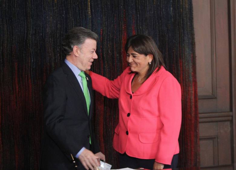 La Ministra de la Presidencia estuvo en el cargo desde el 22 de junio del año pasado, cuando el presidente la posesionó. Por ahora no se sabe quién la reemplazará. FOTO colprensa