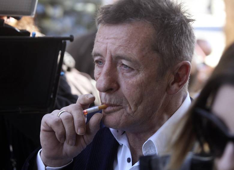 La policía de Nueva Zelanda detuvo al exbaterista del grupo de rock australiano AC/DC, Phil Rudd. FOTO AP