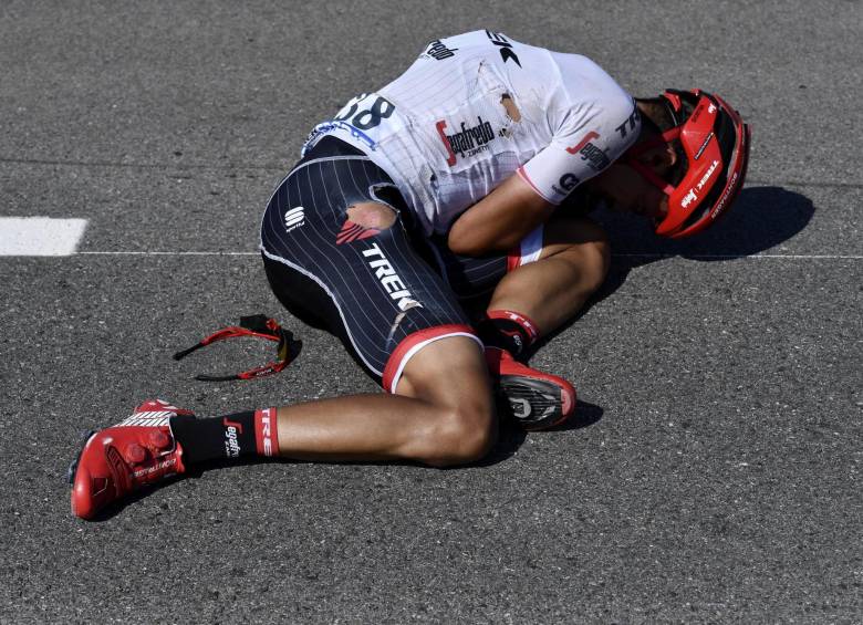 Así fue la caída de Jarlinson Pantano en el Tour de Francia