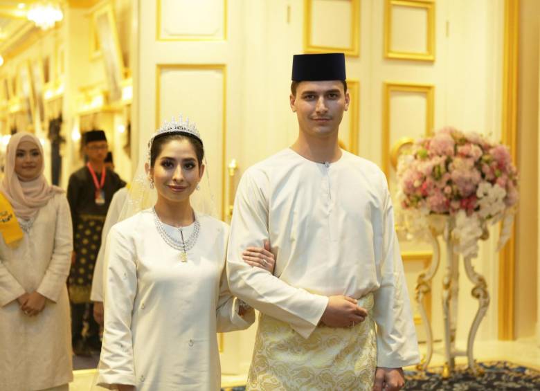 Así fue la boda de la hija del sultán de Malasia 