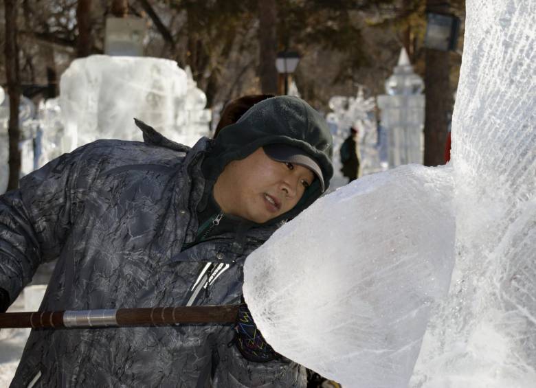 Hielo y luces, espectáculo chino