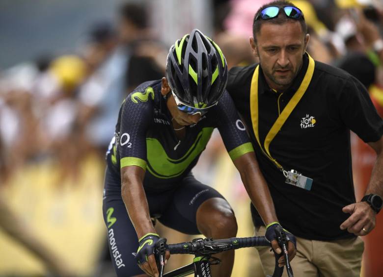 Nairo Quintana confiesa que sus piernas no están tan fuertes como antes. El desgaste del Giro le pasa factura. No descarta que luchará por triunfo de etapa en la ronda francesa. FOTO reuters