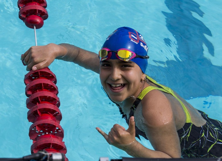 Sara del Pilar Vargas, de 12 años, competirá en los Parapanamericanos. Lo contradictorio es que no lo hará en los Paranacionales, pues la norma señala atletas mayores de 14. FOTO Julio C. Herrera 