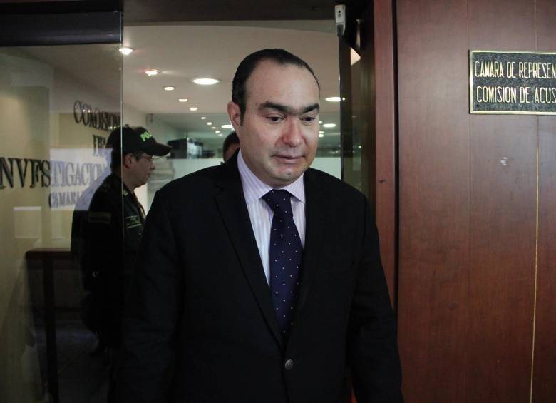 Ya llegó a la Corte Suprema de Justicia el expediente del suspendido magistrado Jorge Ignacio Pretelt Chaljub, quien fue acusado en el Congreso. FOTO COLPRENSA