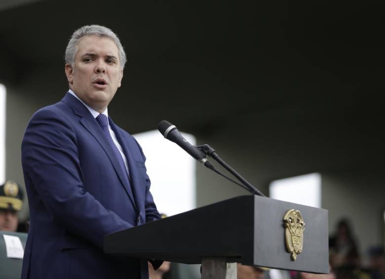 El presidente Iván Duque intenta concretar a la vez reformas a la política, a la justicia y al financiamiento. FOTO: COLPRENSA