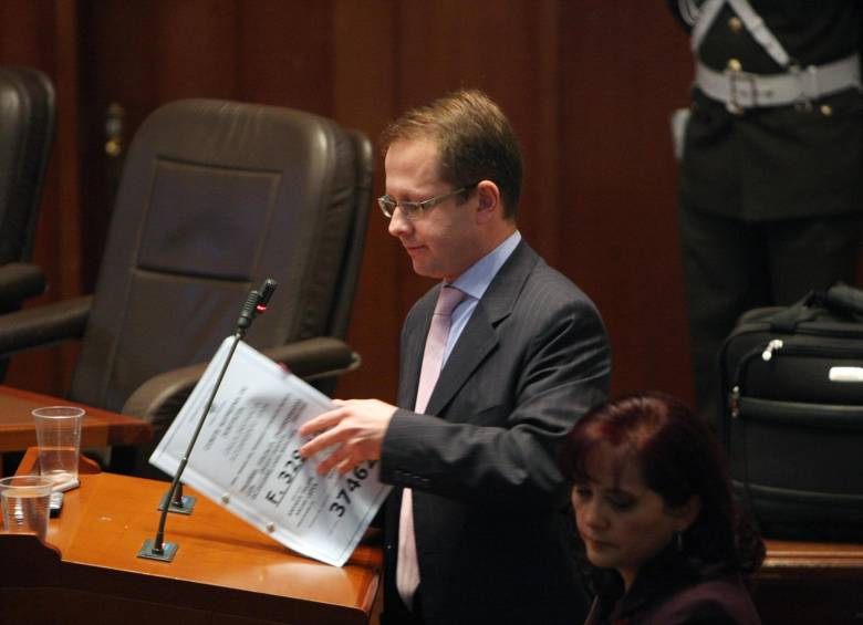 El exministro Andrés Felipe Arias fue condenado a 17 años de prisión por el escándalo de Agro Ingreso Seguro. FOTO: COLPRENSA 