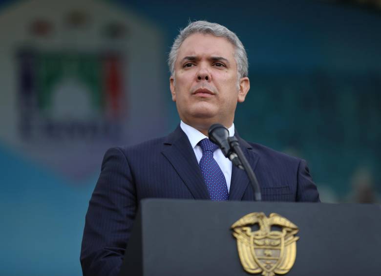 Duque señaló que reconoce la protesta pacífica como un derecho, pero ordenada y respetuosa. FOTO COLPRENSA