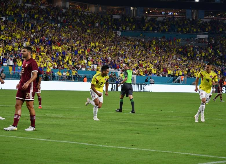 En septiembre de 2018, Colombia le ganó 2-1 un amistoso a Venezuela en Estados Unidos. FOTO ARCHIVO COLPRENSA