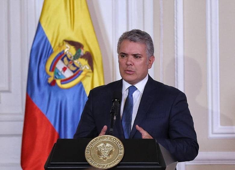 Presidente Iván Duque. FOTO COLPRENSA