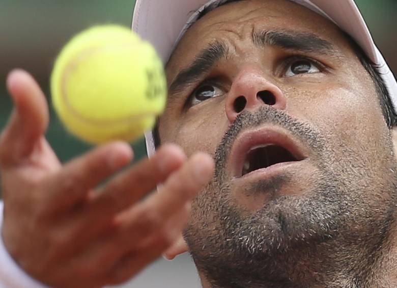 Alejandro Falla venía de jugar tres partidos en el cuadro clasificatorio de este Roland Garros. FOTO AP