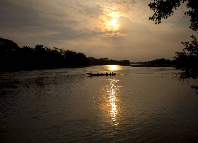 Descripción: En el río Meta (foto) fueron secuestradas las ocho personas por el Eln. Foto: El Colombiano, Archivo.