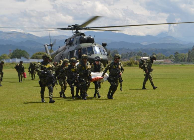 El Ejército logró la muerte, por francotirador, de alias “Guacho”. FOTO: Colprensa