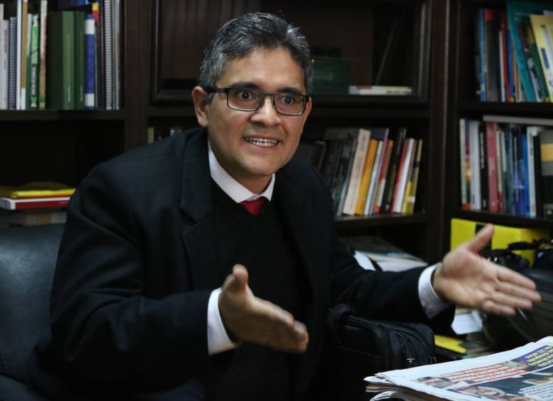 José Domingo Pérez es uno de los fiscales encargados de investigar el escándalo de corrupción de la constructora brasileña Odebrecht en Perú. Trabaja junto al fiscal Rafael Vela. FOTO IDL Reporteros