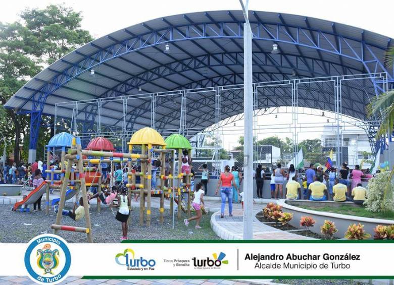 Así está el recién inaugurado Parque la Bombonera. El otro macro escenario deportivo es la unidad deportiva cuya construcción avanza aunque con retrasos. FOTO cortesía
