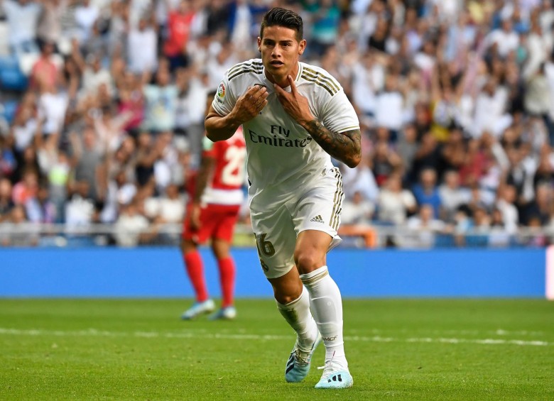 James vuelve a marcar un gol con el Real Madrid