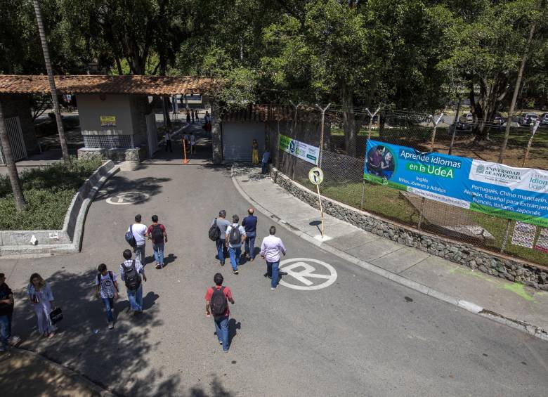 Alrededores de la Universidad de Antioquia. FOTO: Edwin Bustamante. 
