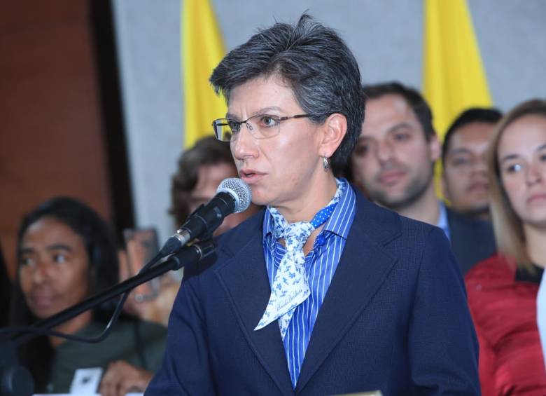 La alcaldesa mayor de Bogotá, Claudia López. FOTO Colprensa