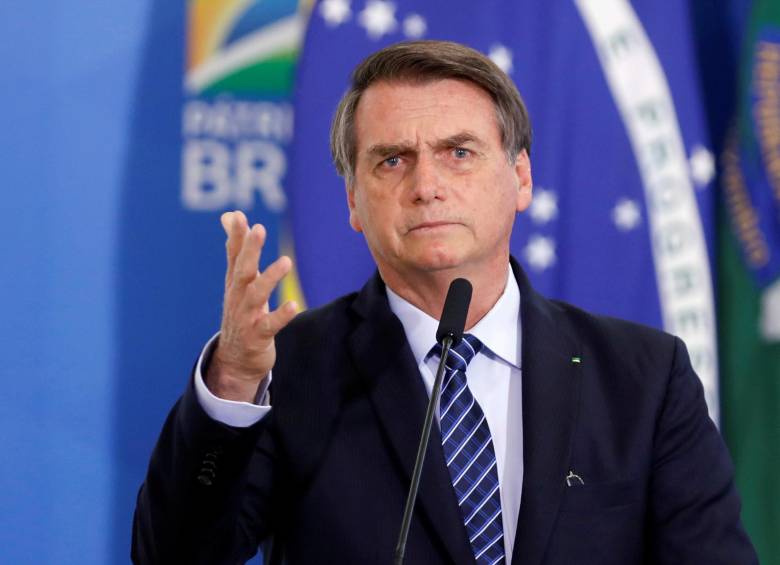 Presidente de Brasil Jair Bolsonaro. FOTO: REUTERS