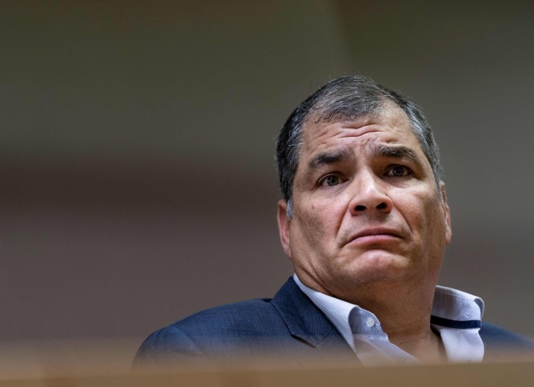 Rafael Correa, expresidente de Ecuador. FOTO AFP