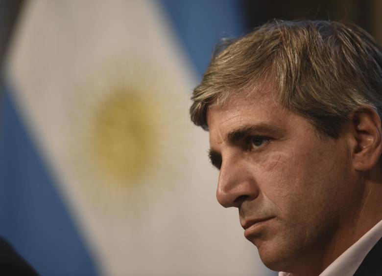 Luis Caputo, expresidente del Banco Central de Argentina quien lideró esta entidad durante tan solo tres meses. FOTO afp