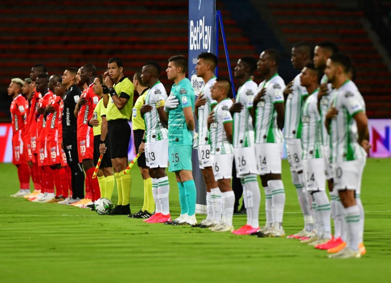Atlético Nacional quedó eliminado ante América en los cuartos de final de la Liga Betplay. FOTO DIMAYOR