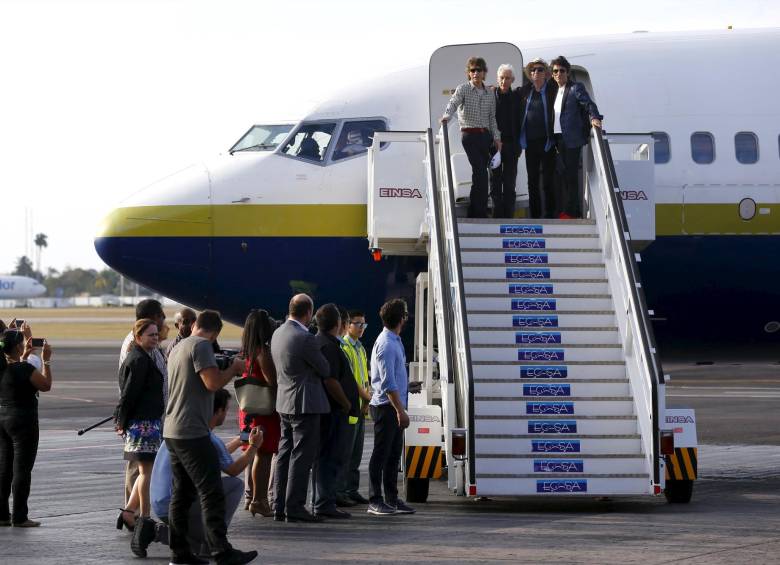 Los Rolling Stones están listos para hacer historia el viernes con un concierto multitudinario en Cuba. FOTO AP