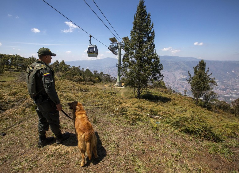 Recorrido por Santa Elena, parque Arví, en donde a principio de año se reforzaron los controles. FOTO: Archivo Edwin Bustamante Restrepo.