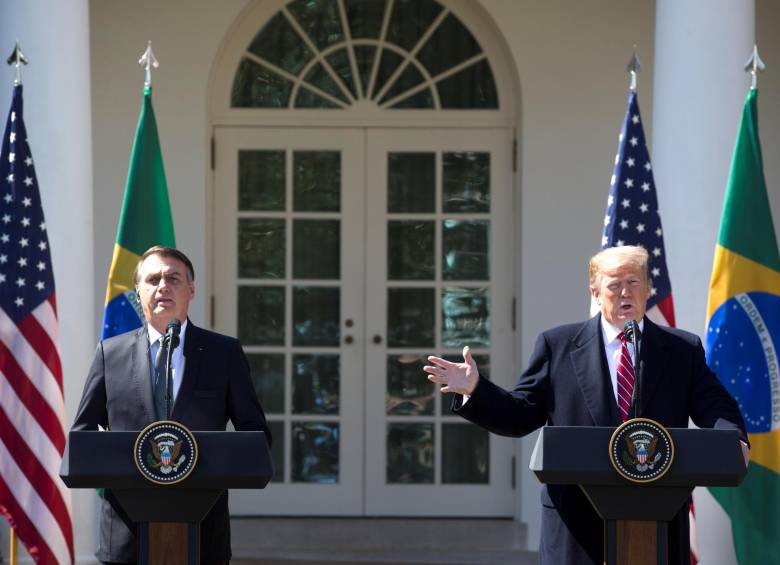 En la tarde de este martes se reunieron los dos mandatarios en la Casa Blanca. FOTO: EFE