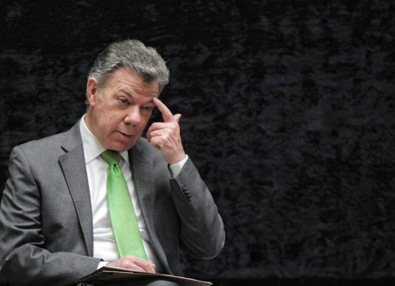 El expresidente Juan Manuel Santos. FOTO Colprensa.