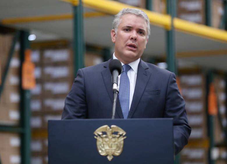 Presidente de Colombia, Iván Duque. FOTO COLPRENSA