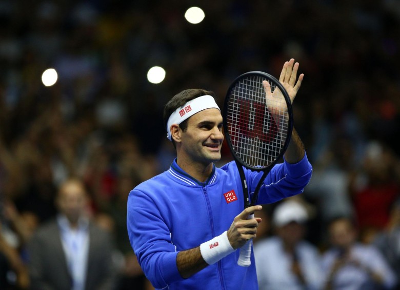 Para ver el juego de exhibición de Roger Federer en el Movistar Arena de Bogotá se pusieron a la venta 10.250 entradas. Aún hay disponibles. Fue aclamado en Chile y Argentina. FOTO AFP