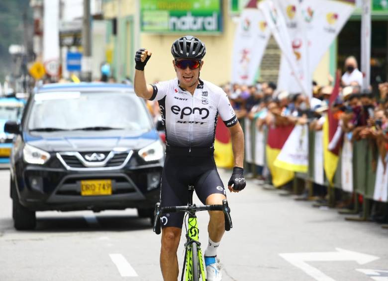 Álex Gil tiene como principal objetivo este año la Vuelta a Colombia. FOTO: CORTESÍA EPM