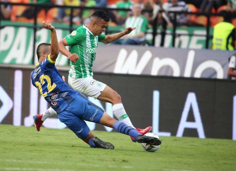 Duarte llegó a cuatro goles con Nacional. FOTO:EDWIN BUSTAMANTE