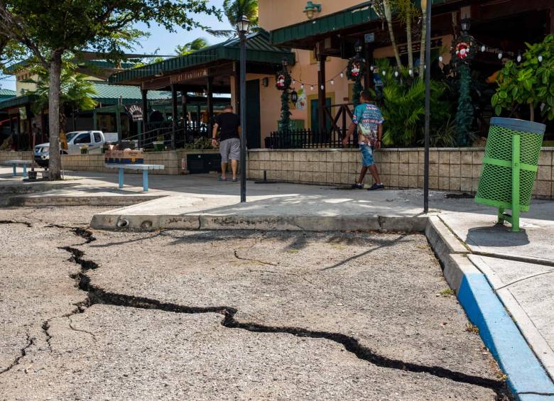 Desde el pasado 28 de diciembre se ha registrado una fuerte actividad sísmica en Puerto Rico. FOTO AFP