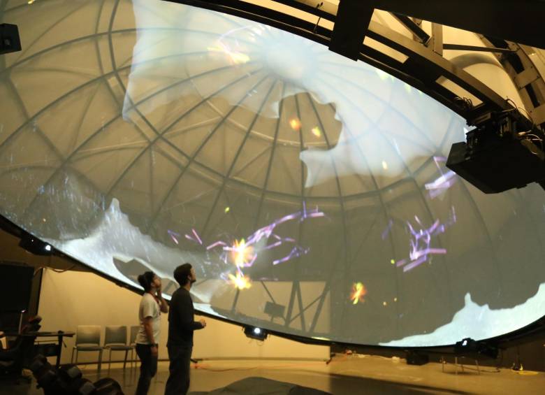 “Artificial Nature, Endless current”, obra de los artistas Haru Ji y Graham Wakefield en la que se inspira esta edición de Sense VI. Foto Artificial Nature