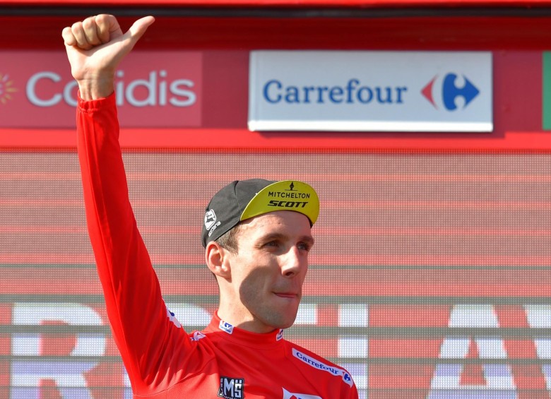 Yates suma seis días en el liderato de la Vuelta. FOTO AFP
