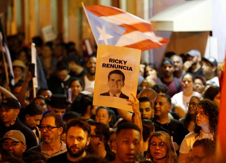 Protestas piden renuncia de gobernador de Puerto Rico. FOTO: REUTERS