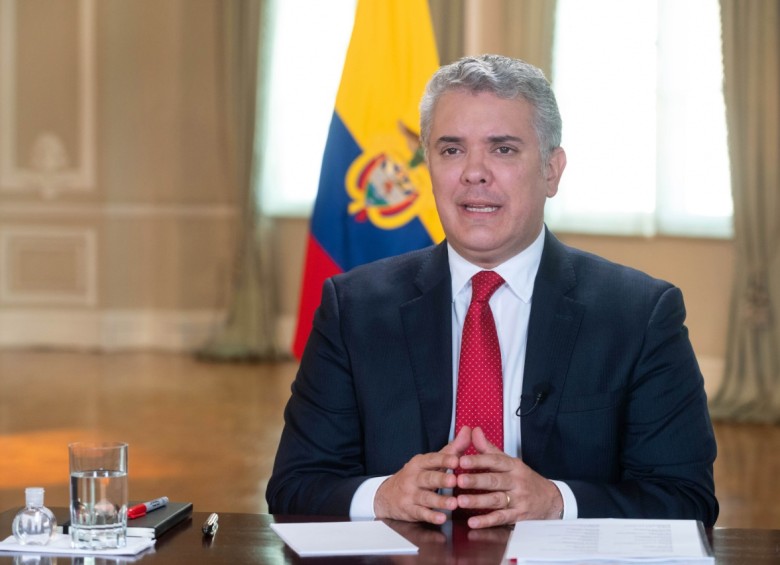 Iván Duque, presidente de Colombia. FOTO: COLPRENSA
