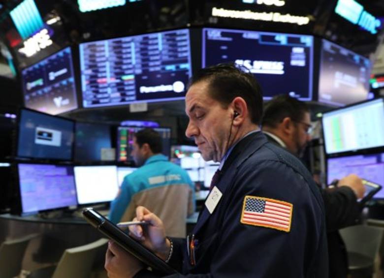 Las acciones de Wall Street se dispararon tras cuatro días de caída. Foto: AFP