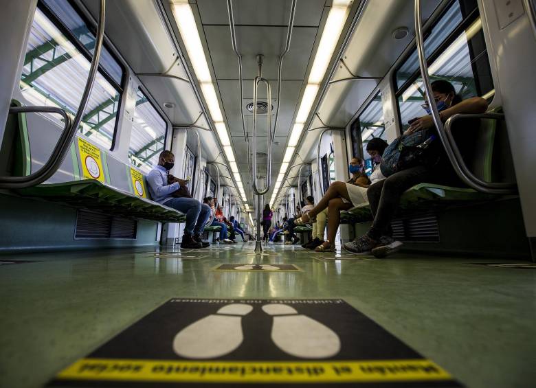 El metro estará disponible para los ciudadanos autorizados a movilizarse durante la cuarentena. FOTO: Julio César Herrera.