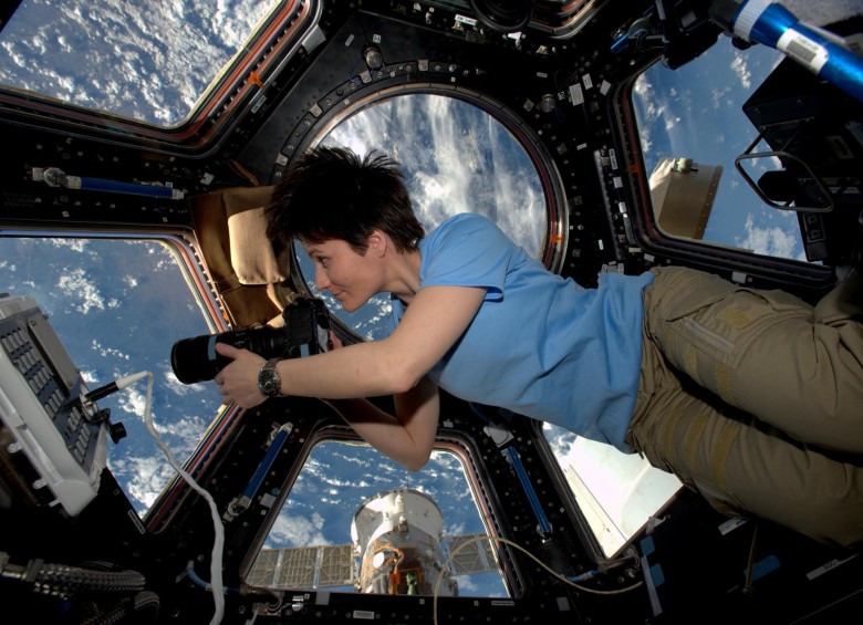 Samantha Cristoforetti llegó a la ISS el 23 de noviembre de 2014 y volvió a la tierra el 11 de junio de 2015.