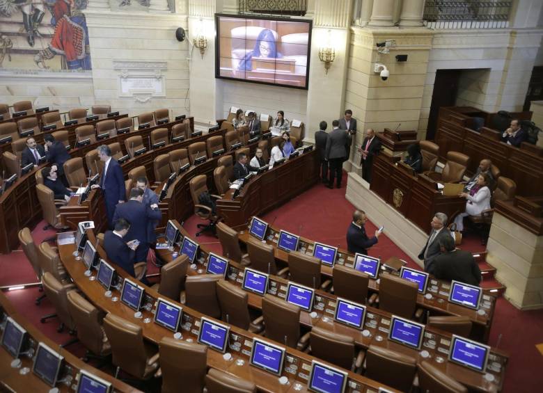Salón elíptico del Congreso. FOTO: COLPRENSA