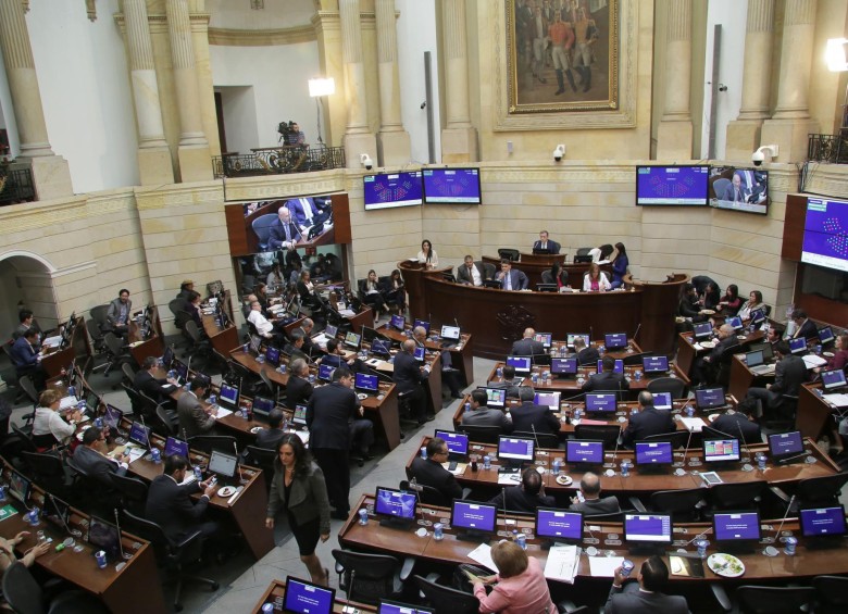 Plenaria del Senado debe discutir esta tarde las objeciones a la ley estatutaria de la JEP. FOTO: Colprensa