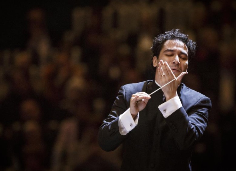 El concierto es pregrabado y fue dirigido por el colombiano Andrés Orozco Estrada. FOTO CORTESÍA CINE COLOMBIA