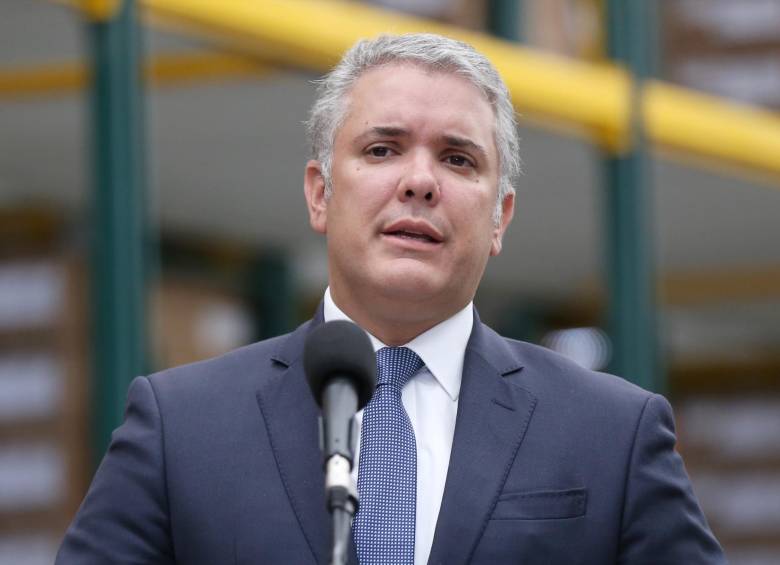 El presidente de la República, Iván Duque. FOTO Colprensa