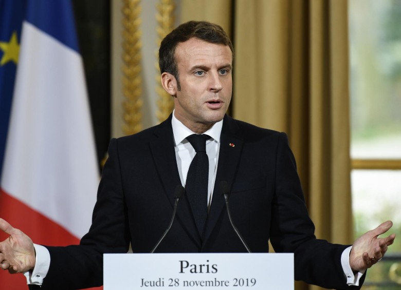 Presidente francés, Emmanuel Macron. FOTO AFP