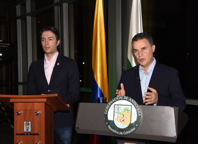 El alcalde Quintero y el gobernador Gaviria aportarán sus salarios a fondos para atender población vulnerable. FOTO cortesía
