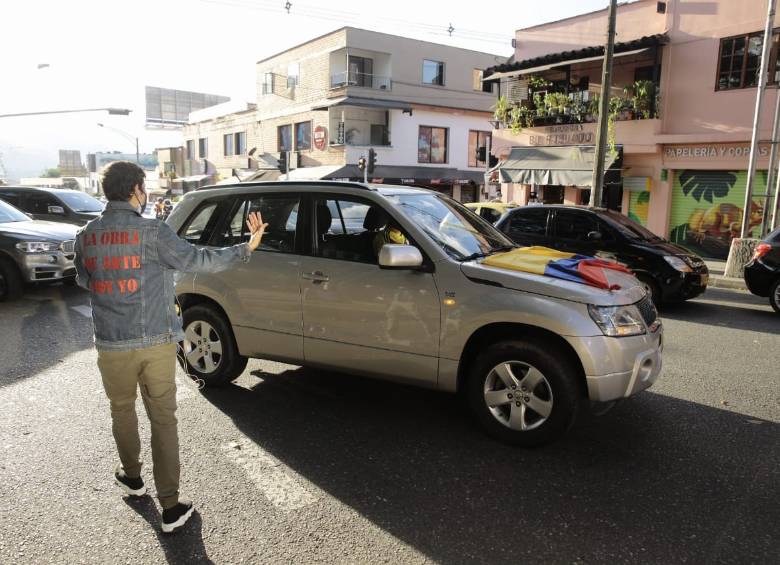 La secretaría de Movilidad de Medellín reportó que por el momento no hay alteraciones al tráfico. FOTO CARLOS VELÁSQUEZ