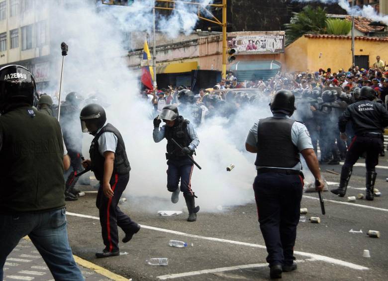 Táchira fue el estado donde más se presentaron enfrentamientos entre los manifestantes y la policía. FOTO REUTERS
