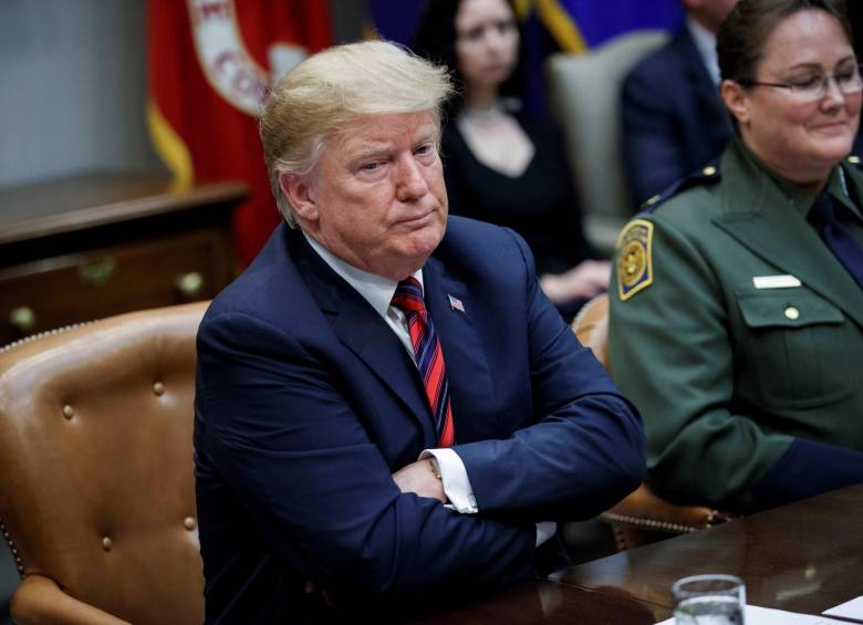 El presidente de EE. UU., Donald Trump, puede imponer su emergencia nacional vetando la resolución del Congreso. FOTO EFE